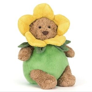*NWT* JELLYCAT Bartholomew Bear Daffodil Outfit Plush Toy